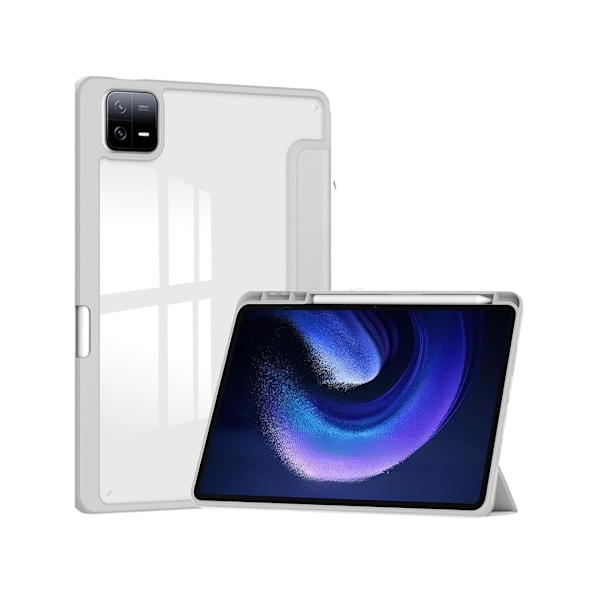 Crystal Folio Cover til Redmi Pad Se 11 2023 Grå