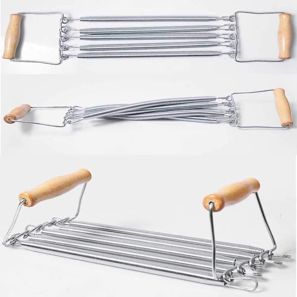 Spring Chest Expander,bröstexpanderare|armträning,bröstexpanderare med 5 metallfjädrar,bröstpuls