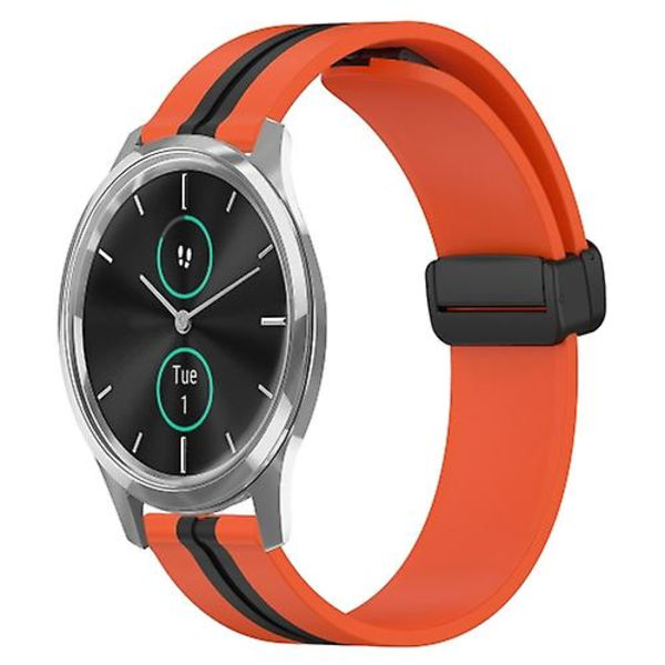 Garminmove Luxe 20 mm:n taittuva magneettilukko watch Orange-Black