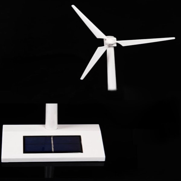 2 i 1 Windmill Solar Wind Power Model Student Utbildning Present Desktop Ornaments