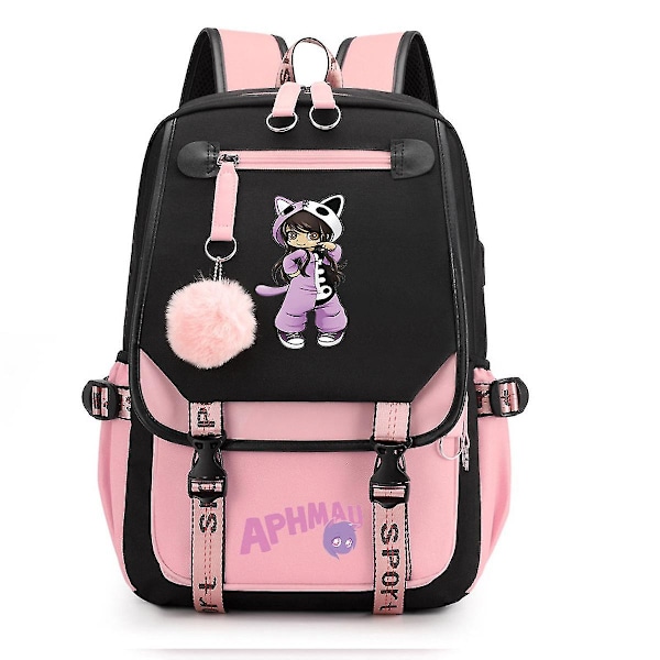 Aphmau Anime Reppu Casual Daypack Rucksack Laukku default