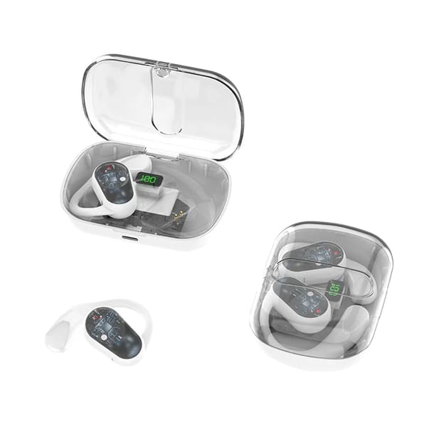 Ægte Trådløse Bluetooth Høretelefoner OWS Rotary Speaker Hifi