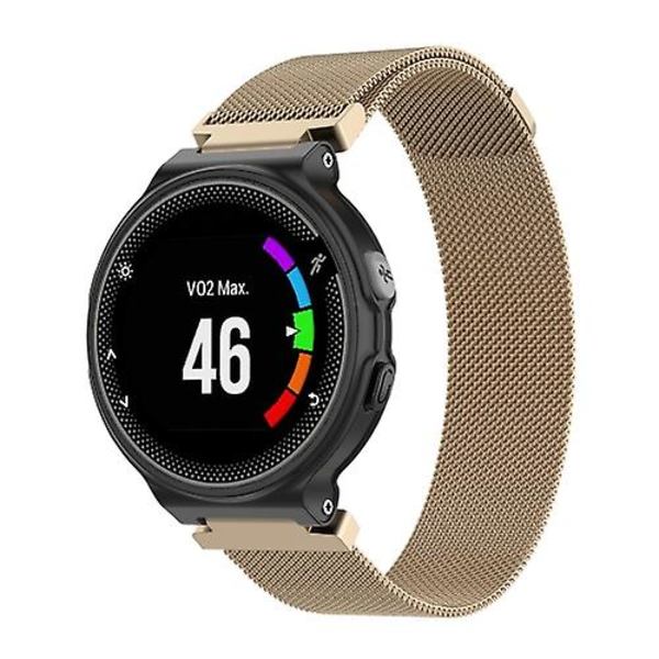 Milanese watch för Garmin Forerunner 235 26cm Champagne Gold