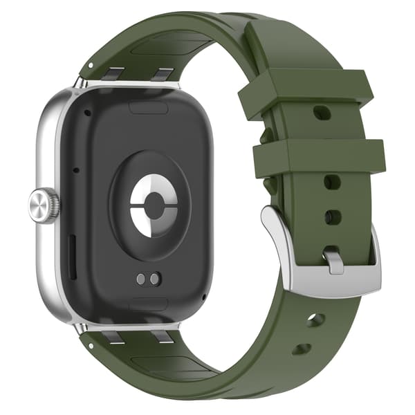 Stropp for Xiaomi Band 9 Pro/Band 8 Pro Solid Farge Silikonstropp (grønn)