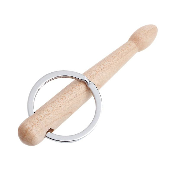 Mini Drum Sticks Nøglering Træ Drumsticks Nøglering Kæde Keyfob Percussion Gift
