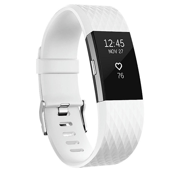 Håndleddsrem for fitbit charge 2 smart watch tilbehør for fitbit charge 2 smart håndleddsrem erstatning s White S