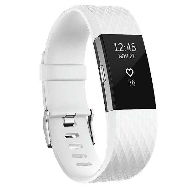 Handledsrem för fitbit charge 2 smart watch tillbehör för fitbit charge 2 smart handledsrem ersättning s White S