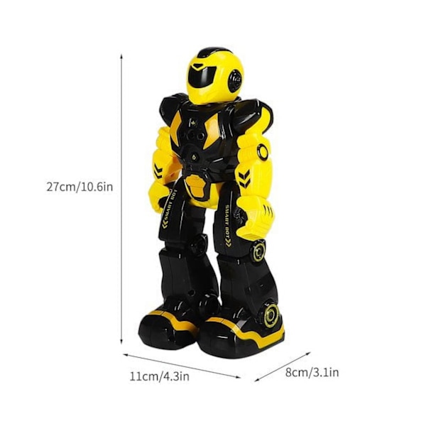 Intelligent programmerbar robot med infraröd kontroll, dans, sång, smart geststyrning
