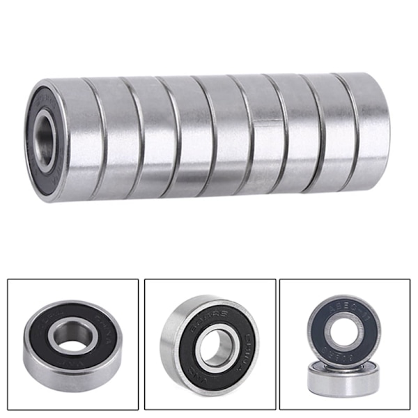 10 kpl/setti 608 2Rs kuulalaakerit Abec-11 8X22X7 Mm Syvyys