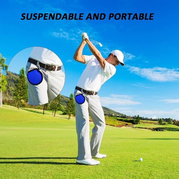 Golf-pallojen puhdistuspussi - 2 kpl vedenpitäviä pesupusseja