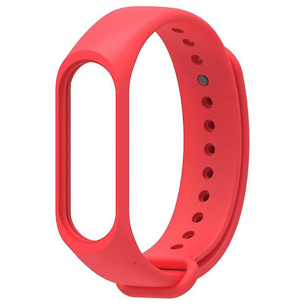 Silikonarmband för Xiaomi Mi 3 4 Armband Sports Smartwatch Mjuk handledsbyte red