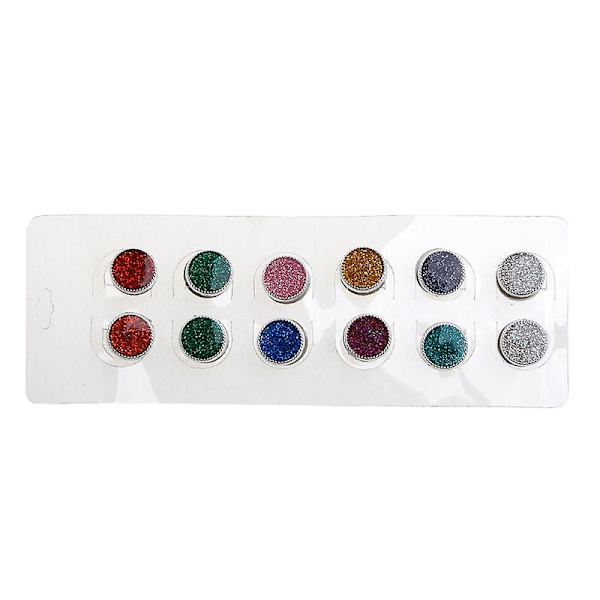 Magnetisk halsduk Brosch Magnetisk knapp Brosch Pearl Pin Brosch Dam 12 delar A