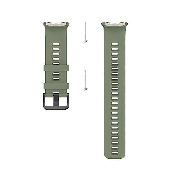 Ensfarvet silikone-urrem til Polar Vantage V2 Green