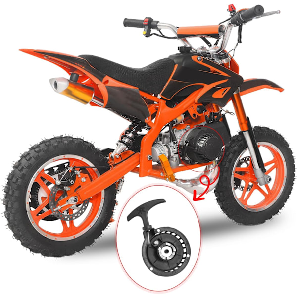 Universal Recoil Trækstarter til 47cc 49cc ATV, Pocket Bike, Mini Dirt Bike, Quads og Minimoto