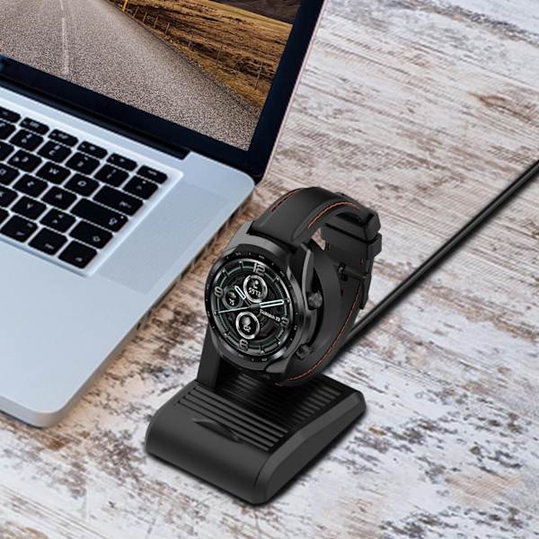 Laddningsdocka för Ticwatch E3 Smart Watch Laddarkabel USB Laddningsdatavagga Bas