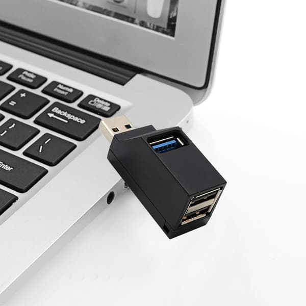 USB 3.0 hub adapter extender mini splitter box 3 portar höghastighet för PC laptop U Disk Card Reader USB 3.0 Hub Black