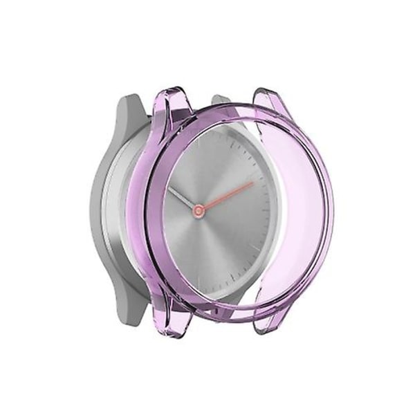 Garmin Vivomove Luxe & Style Tpu Protective Shell -kuoreen Transparent Purple
