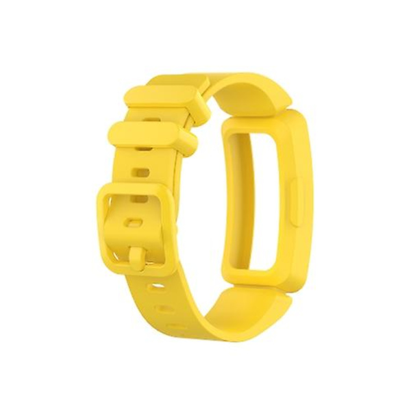 Smart Watch Silicon Watch Band For Fitbit Inspire Hr Yellow