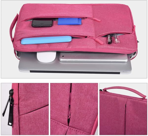Laptopveske 14-15\" Vann- og støtsikker Rosa