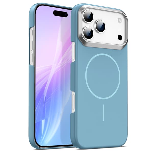 Skal för iPhone 17 Pro Max, fallsäkert, blått