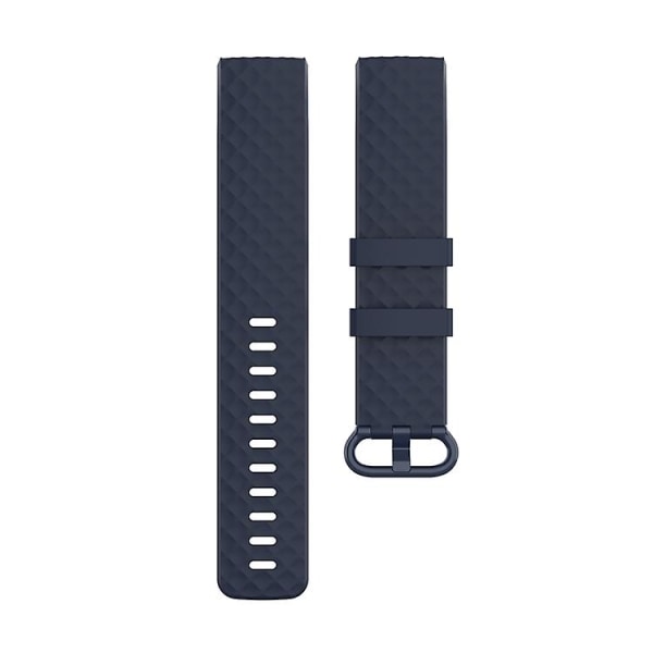 Färgspänne Tpu Watch för Fitbit Charge 4 / Charge 3 Se Navy Blue