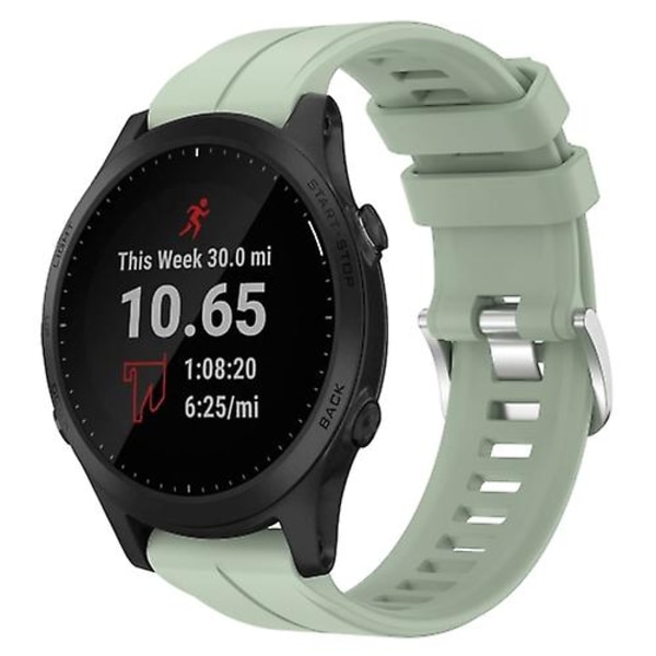 För Garmin Forerunner 945 22mm enfärgad watch Light Green