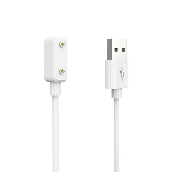 Oplader til Samsung Galaxy Fit 3 (Sm-R390) Ur Magnetisk Opladningskabel Usb Oplader Hvid