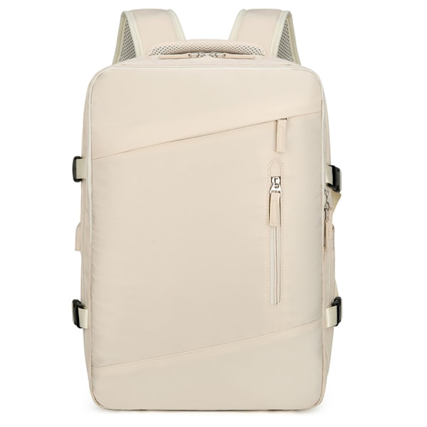 Computer backpack for business commuting travel, off-white