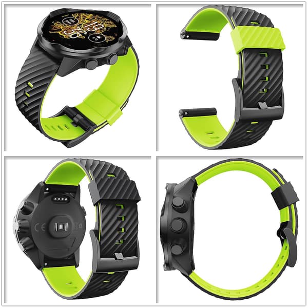 Suunto-7/9/baro/d5 Diving pehmeä silikoni-älykellon watch Black