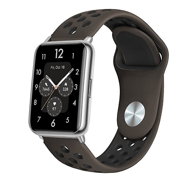 Silikone rem til Huawei Watch Fit 2 Band Active Classic Smartwatch Tilbehør Correa erstatningsbælte Huawei Watch Fit2 rem Cargo Khaki