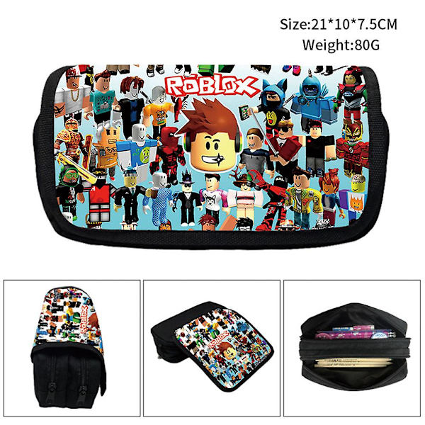 Roblox Game Case med stor kapacitet Dubbellager Case D