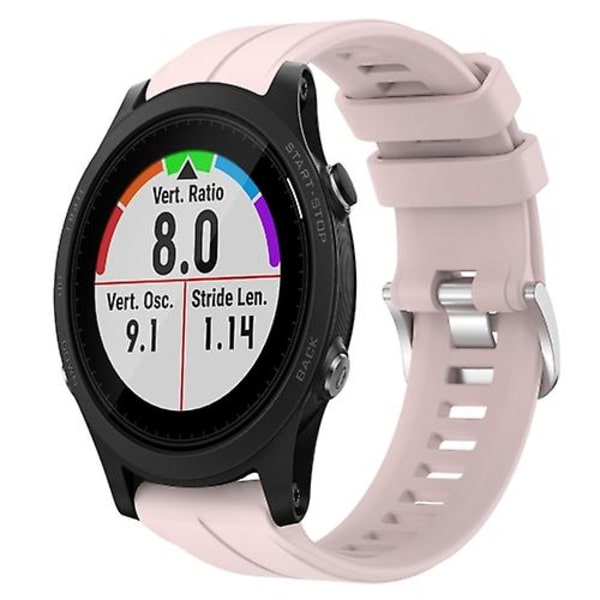 Garmin Forerunner 935 22 mm silikoni- watch ranneke Light Pink