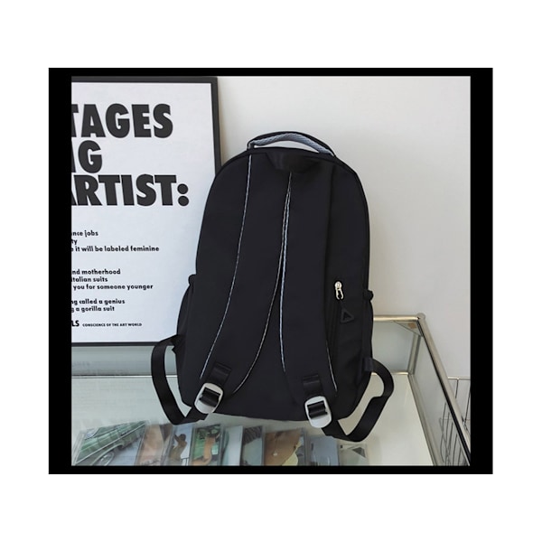 Student Ryggsekk Canvas Bag Datamaskin Bag Reise Bag4