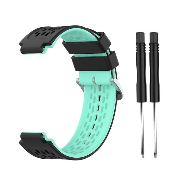 För Garmin Approach S2 / S4 Tvåfärgs watch Black Mint Green