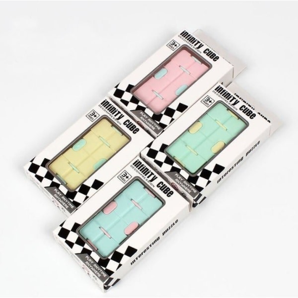 3 -pack Fidget "Infinity" Cube Antistress 3-pack