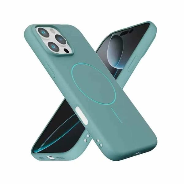 iPhone 17 Skal - Magsafe – Extra Stöttåligt Extra Kameraskydd Ljusblå