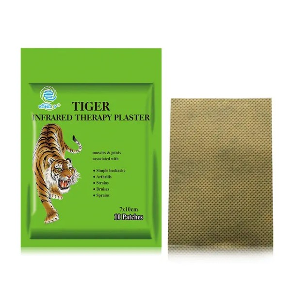 10- pack Tigerbalsam smärtstillande Tigerplåster