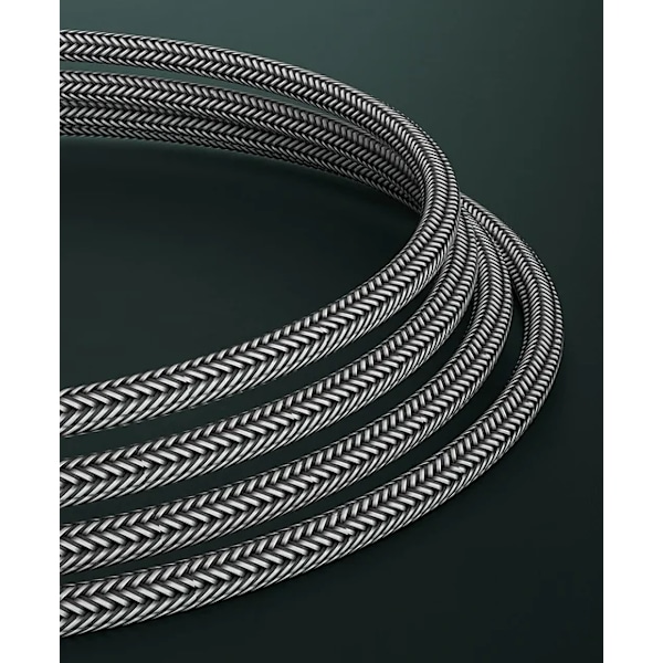 2-pack Extra Stark Laddningskabel kompatibelt med iPhone GULD 2Meter