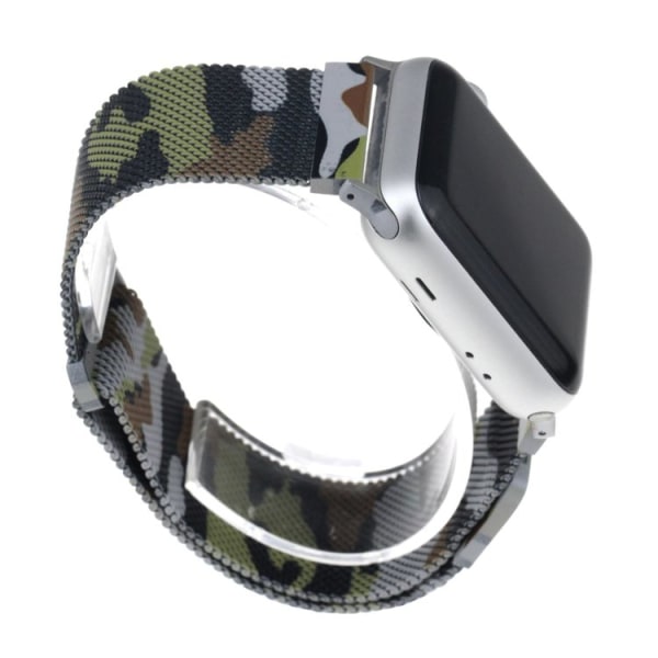 Armband till Apple Watch Milanesisk 42/44mm KAMOUFLAGE