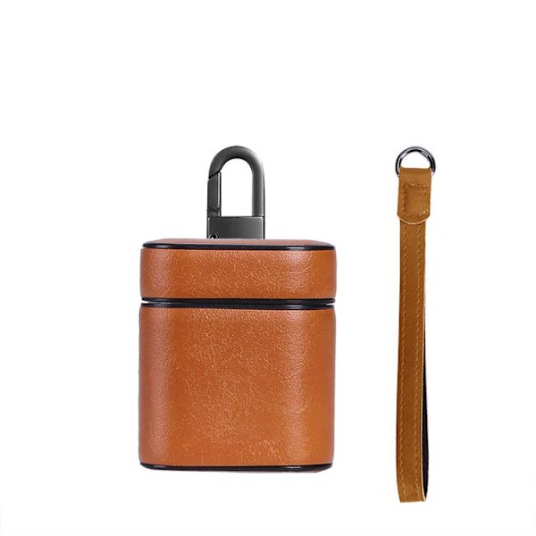 AirPods PU-Läder Fodral LjusBrunt