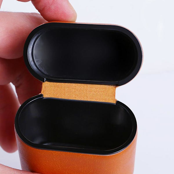 AirPods PU-Läder Fodral LjusBrunt