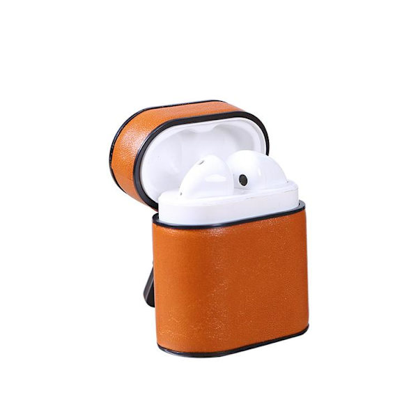 AirPods PU-Läder Fodral LjusBrunt