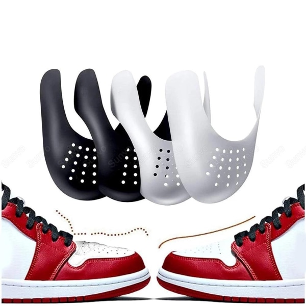 Skoskydd för Sneaker Anti-Crease Anti-veck SVART 35-39