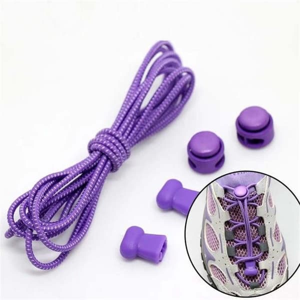3- pack - Elastiska Skosnören med Dragsko - Slipp knyta skorna 3-pack GULA