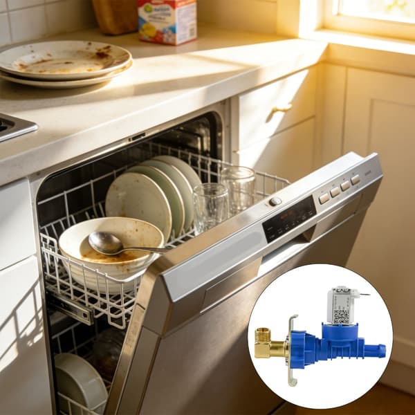 Högpresterande diskmaskinsinloppsventilmontering 5221DD1001E vatteninloppsventiler