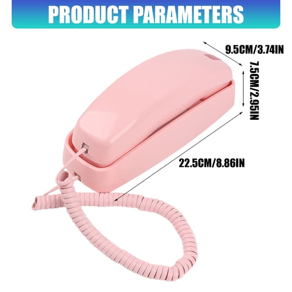 Standard Design Kablet Fasttelefon Store Opplyste Knapper Høy Lyd for Eldre Brukere Pink