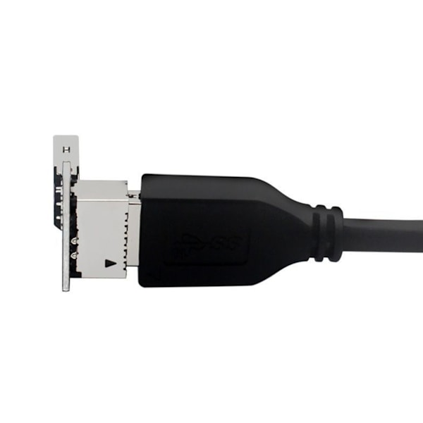 L-formad USB3.1 10Gbps Moderkortsadapter Verktygslös Installation Guldpläterad null - PH76EE B