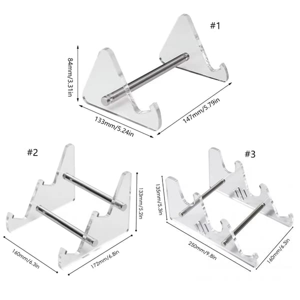 Keyboard Display Keyboard Holder Transparent Akryl Keyboard Stand Computer Three layers