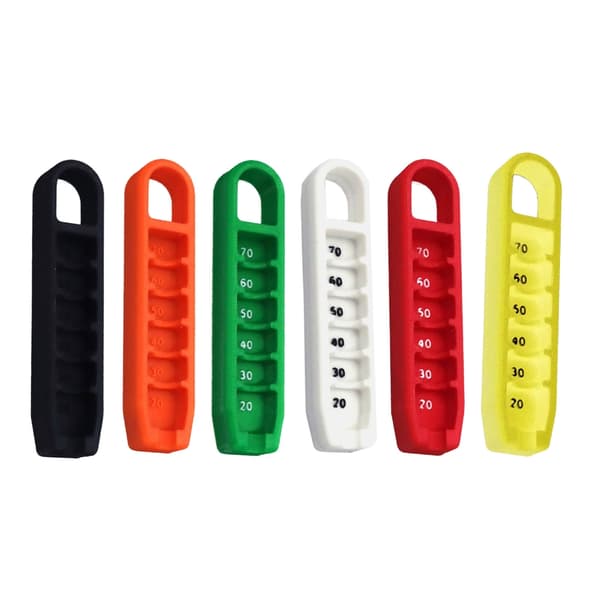 Plastjusteringer Tees Højdejustering Golf Tees Højde Måler Elevator White
