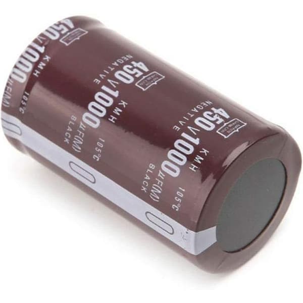 Højfrekvent 450V 1000uF Elektrolytkondensator Volumen 35x50mm til Mikroprocessorstyring, Strømkonvertering og Mere